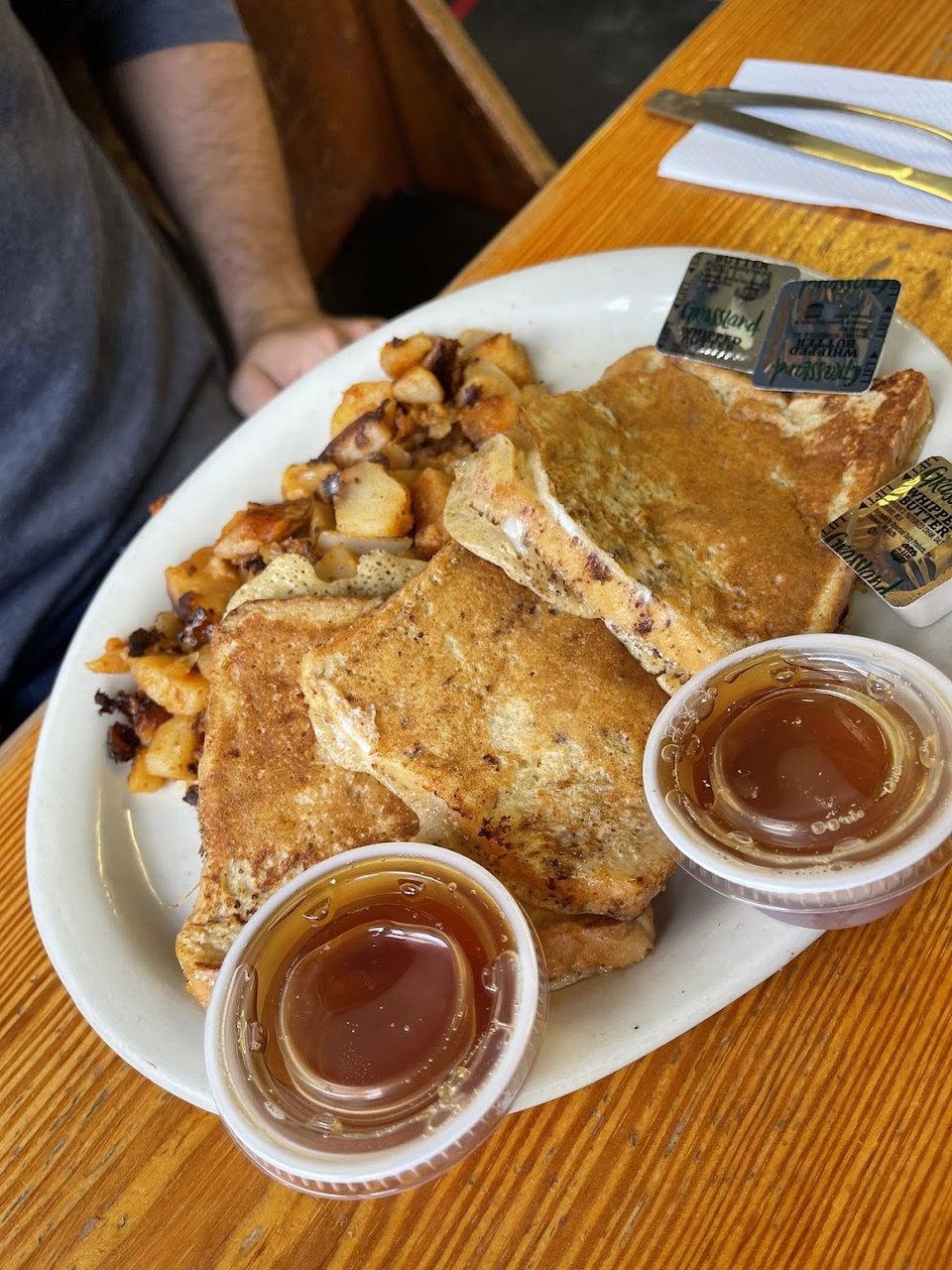 French Toast with Home Fries